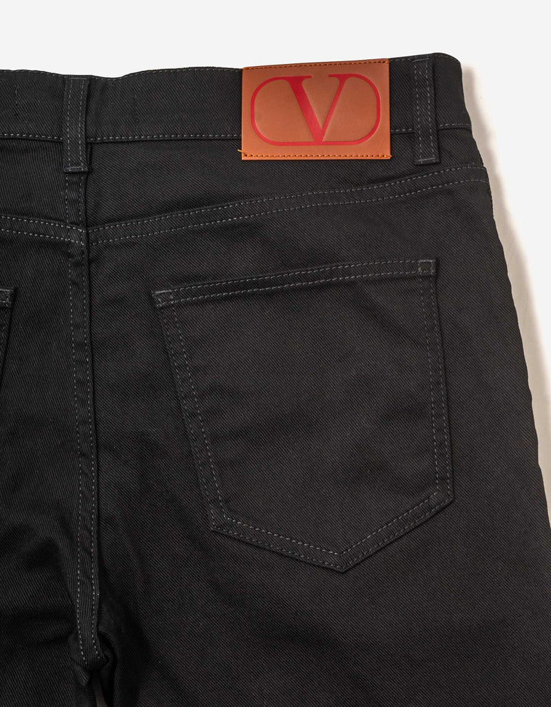 Valentino Black Skinny Fit Jeans