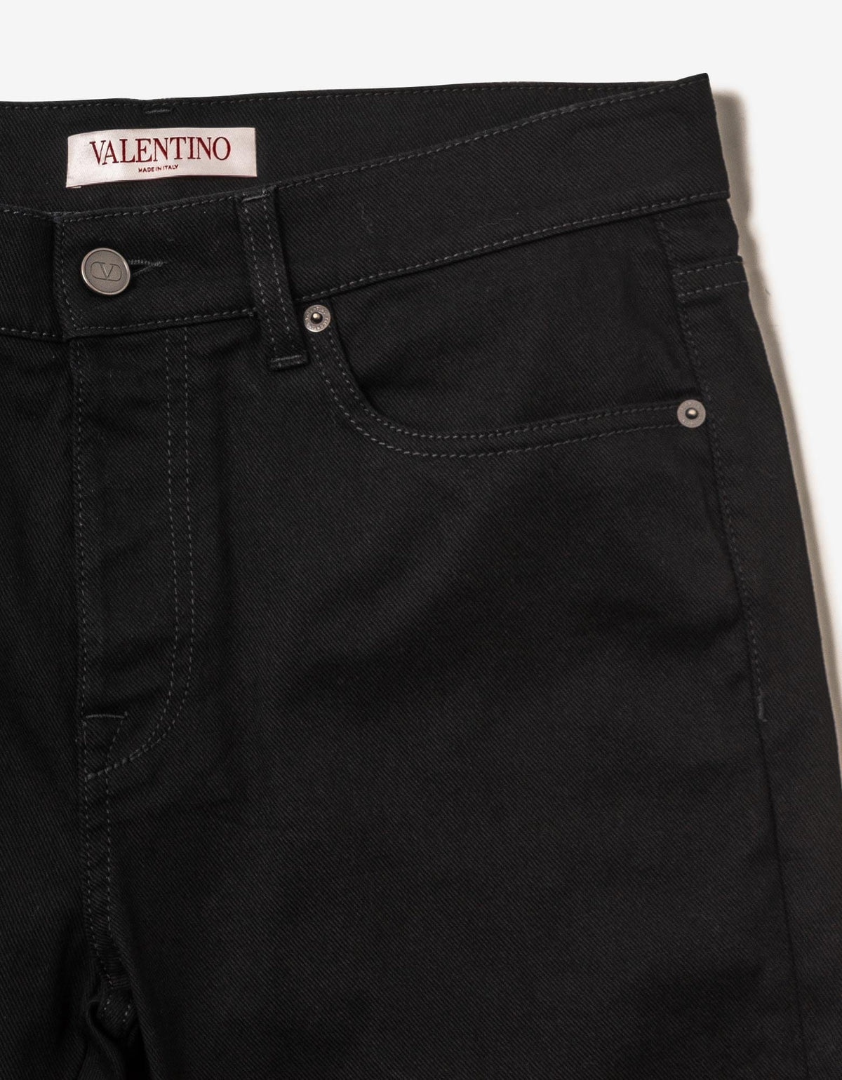Valentino Black Skinny Fit Jeans