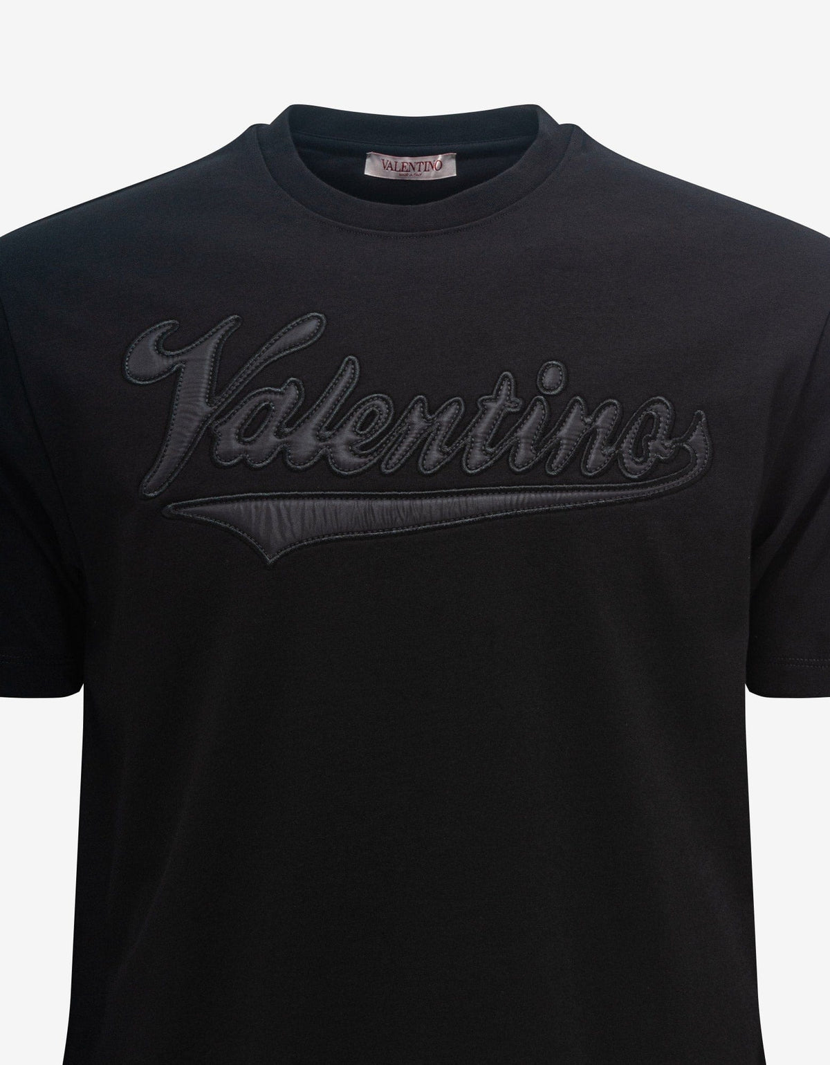 Valentino Black Varsity Logo T-Shirt