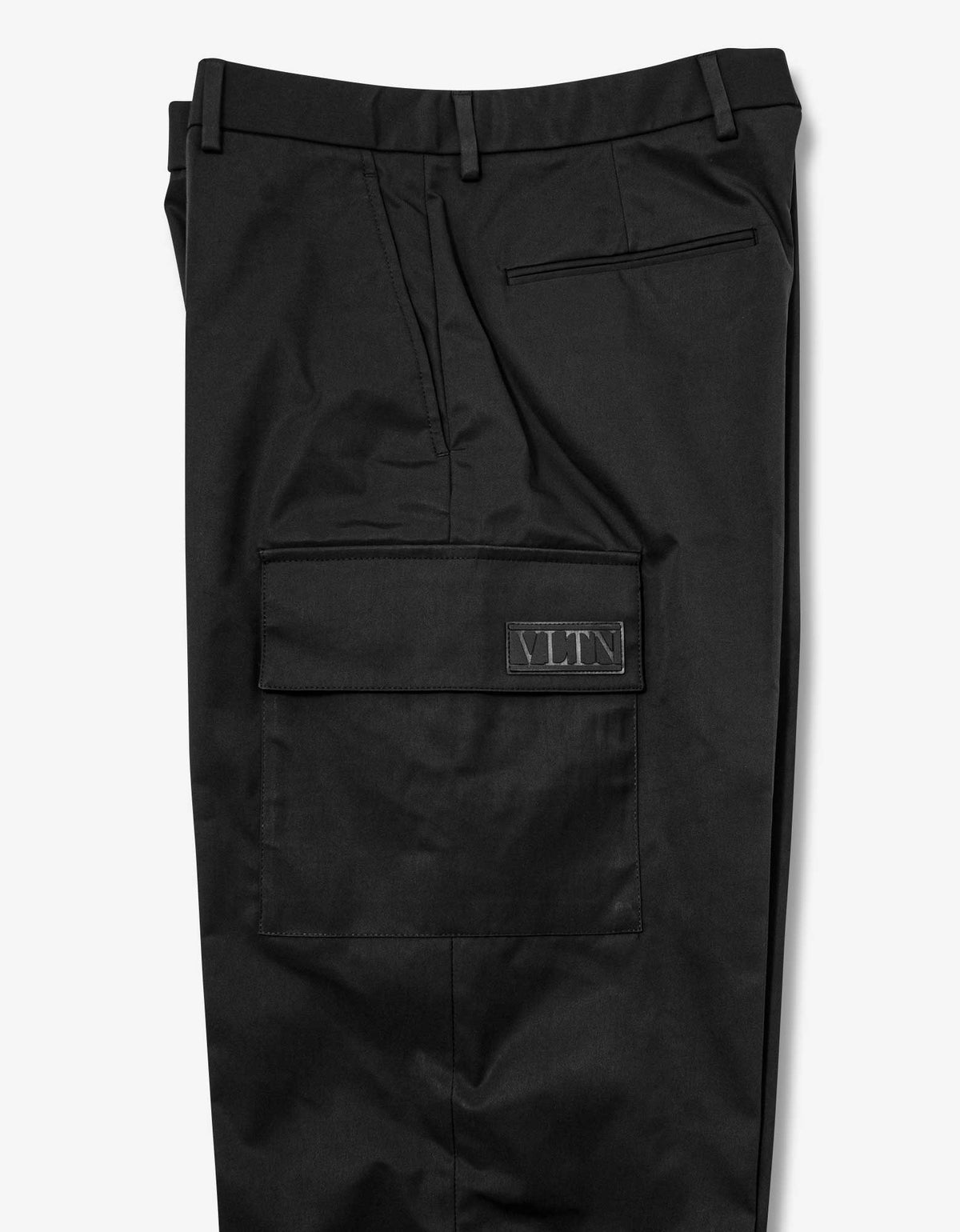 Valentino Black VLTN Tag Cargo Trousers