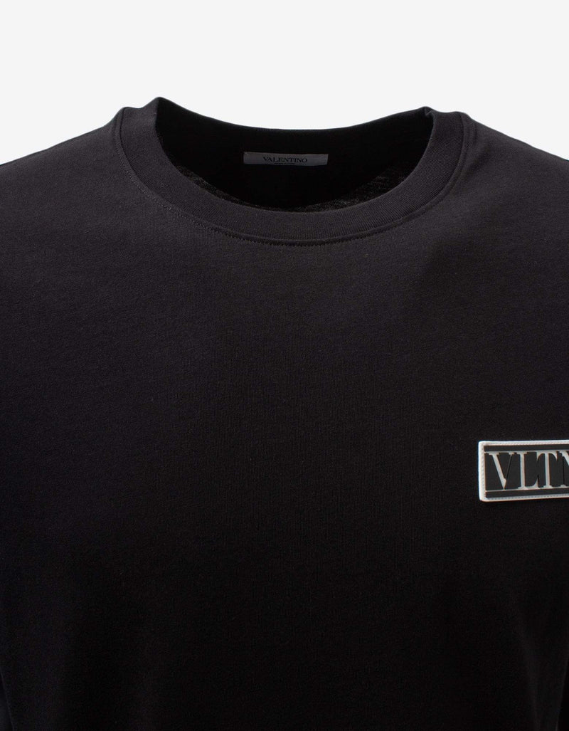 Valentino Black VLTN Tag T-Shirt