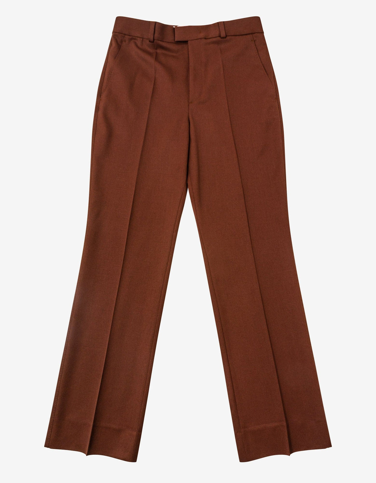 Valentino Brown Wool Trousers