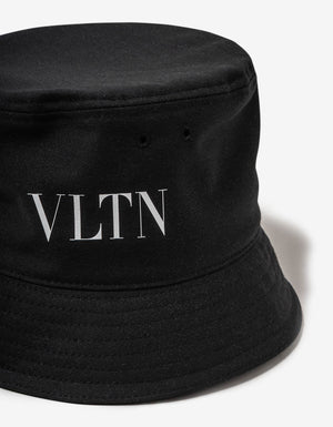Valentino Garavani Black VLTN Bucket Hat