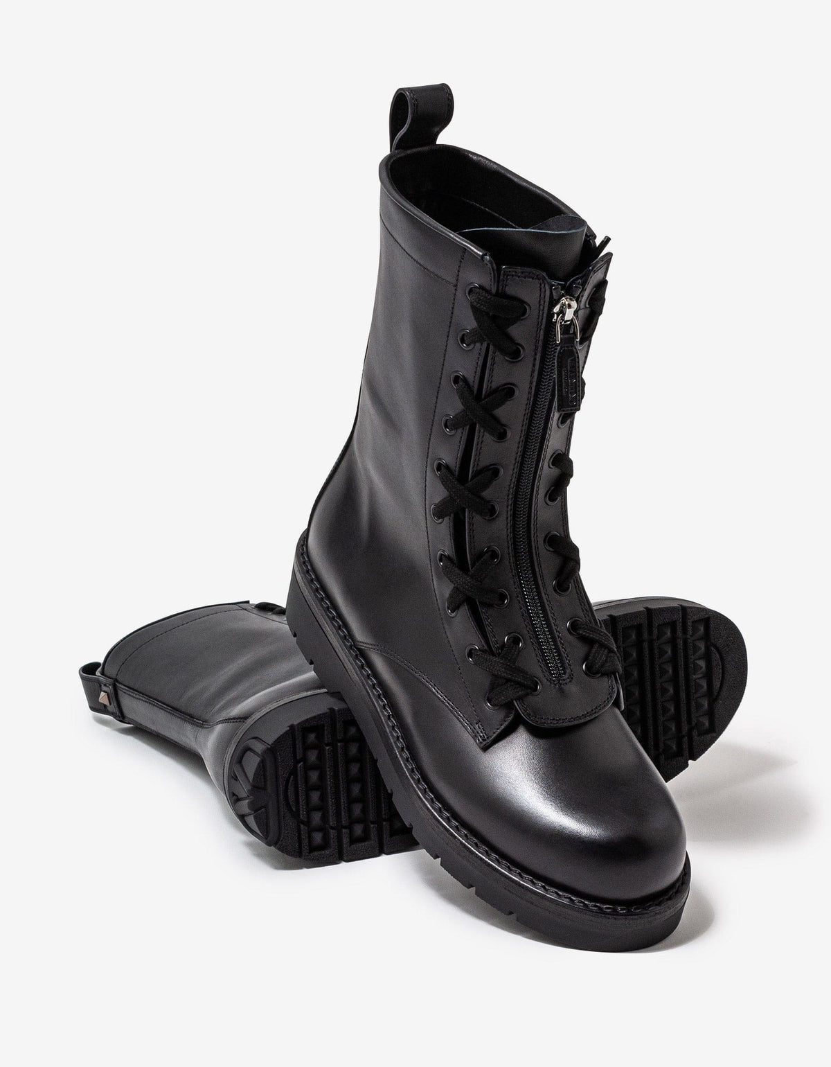 Valentino Garavani Black XCombat Boots