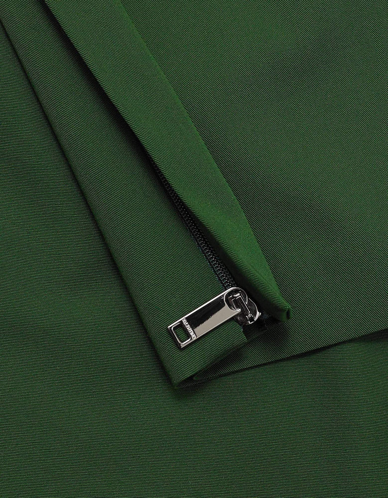 Valentino Green Side Stripe Trousers