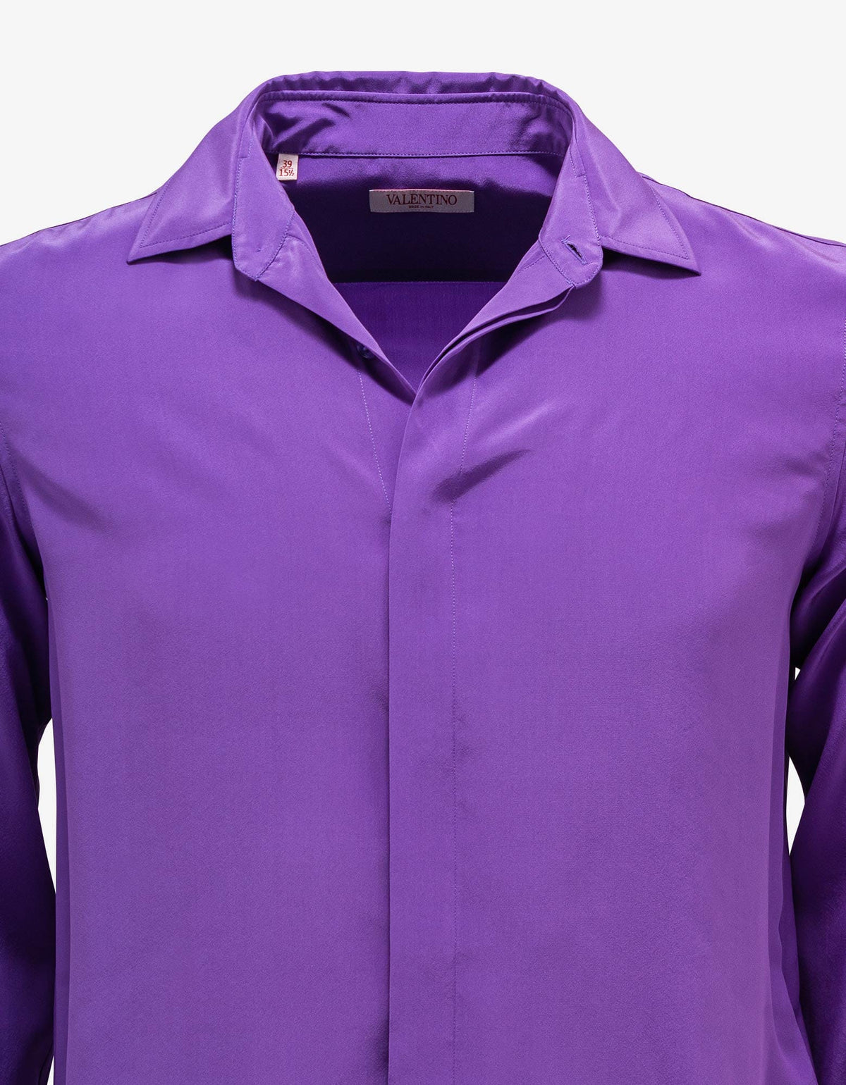 Valentino Lilac Silk Shirt