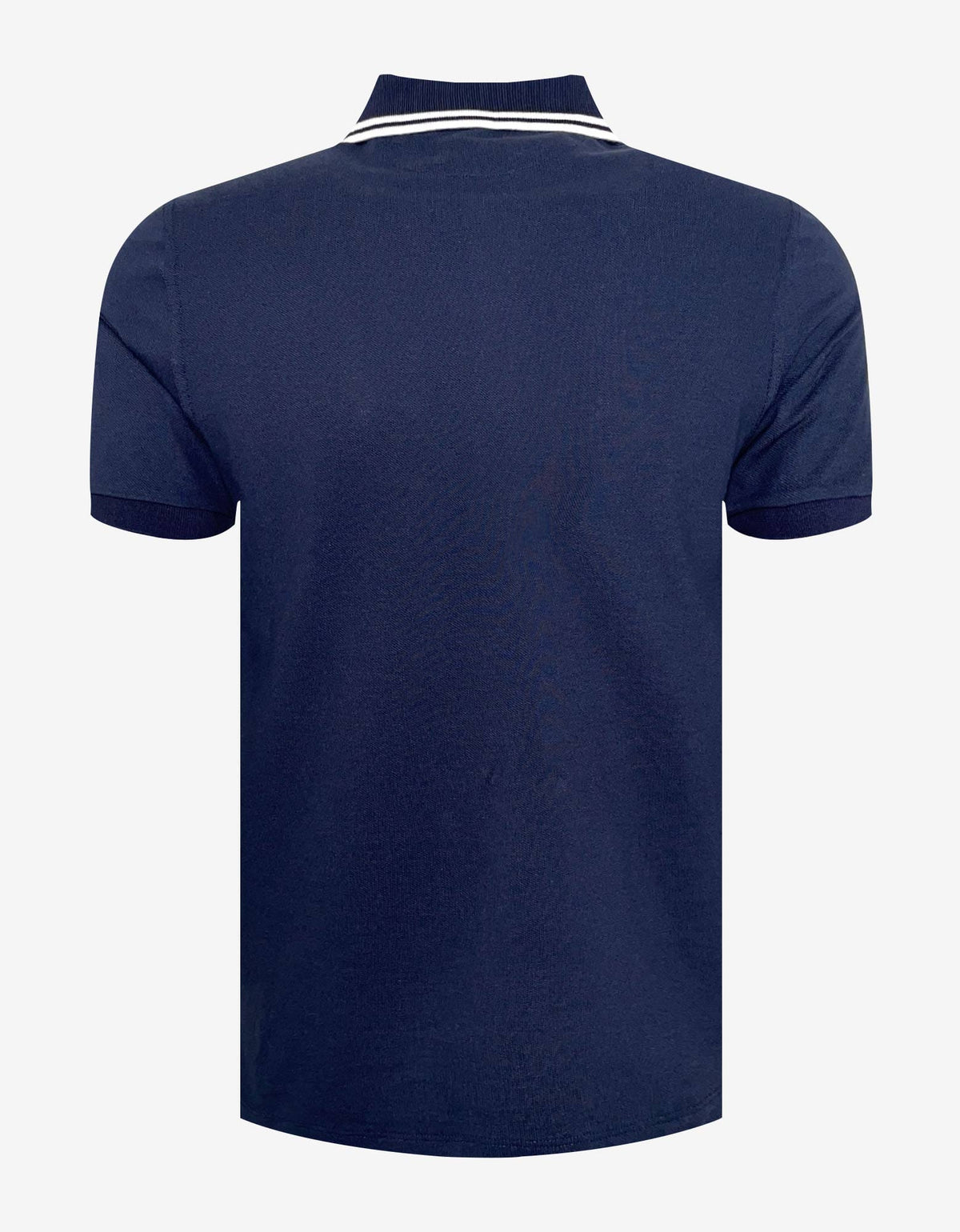 Valentino Navy Blue Optical Valentino Patch Polo T-Shirt