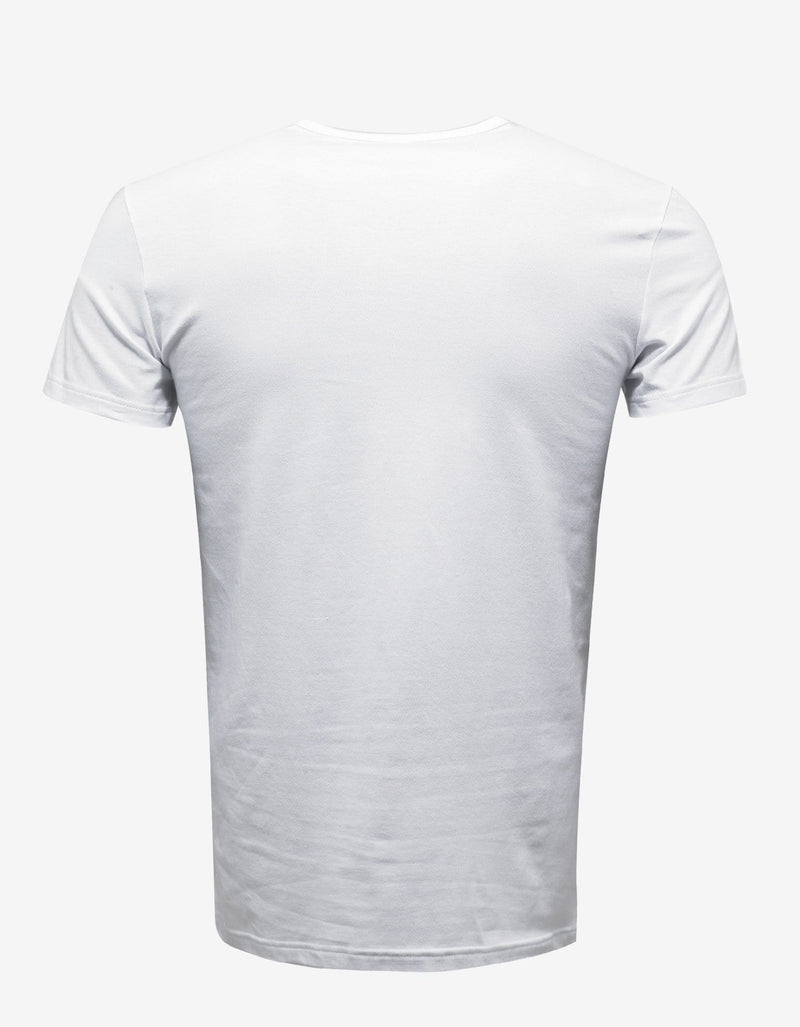 Versace Gym White Stretch Cotton T-Shirt