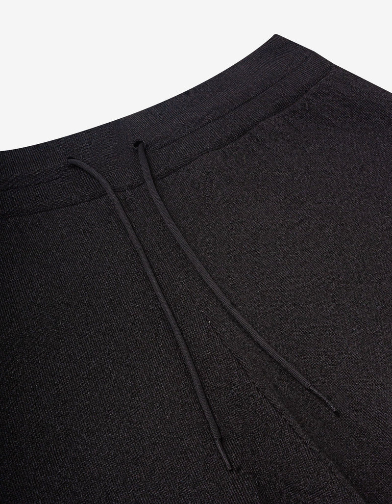 Y-3 Black Logo Knit Shorts