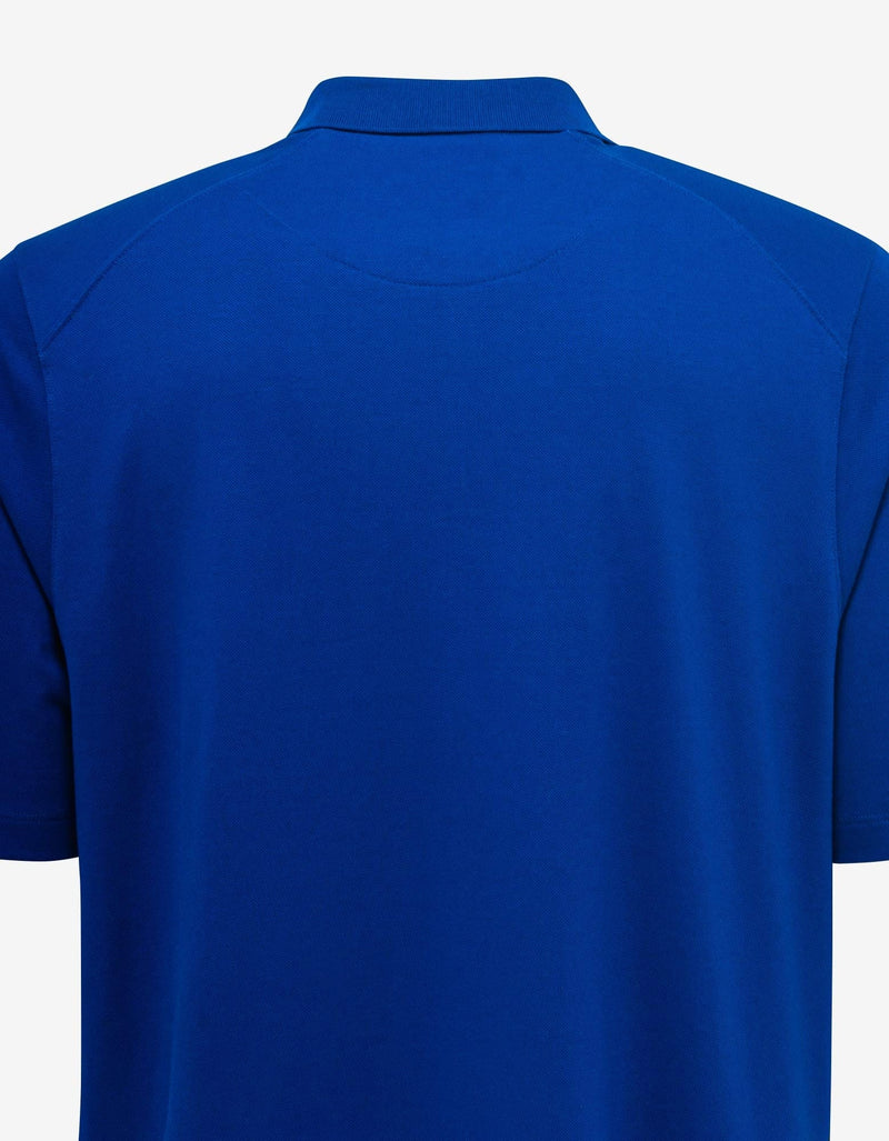 Y-3 Blue Logo Patch Polo T-Shirt