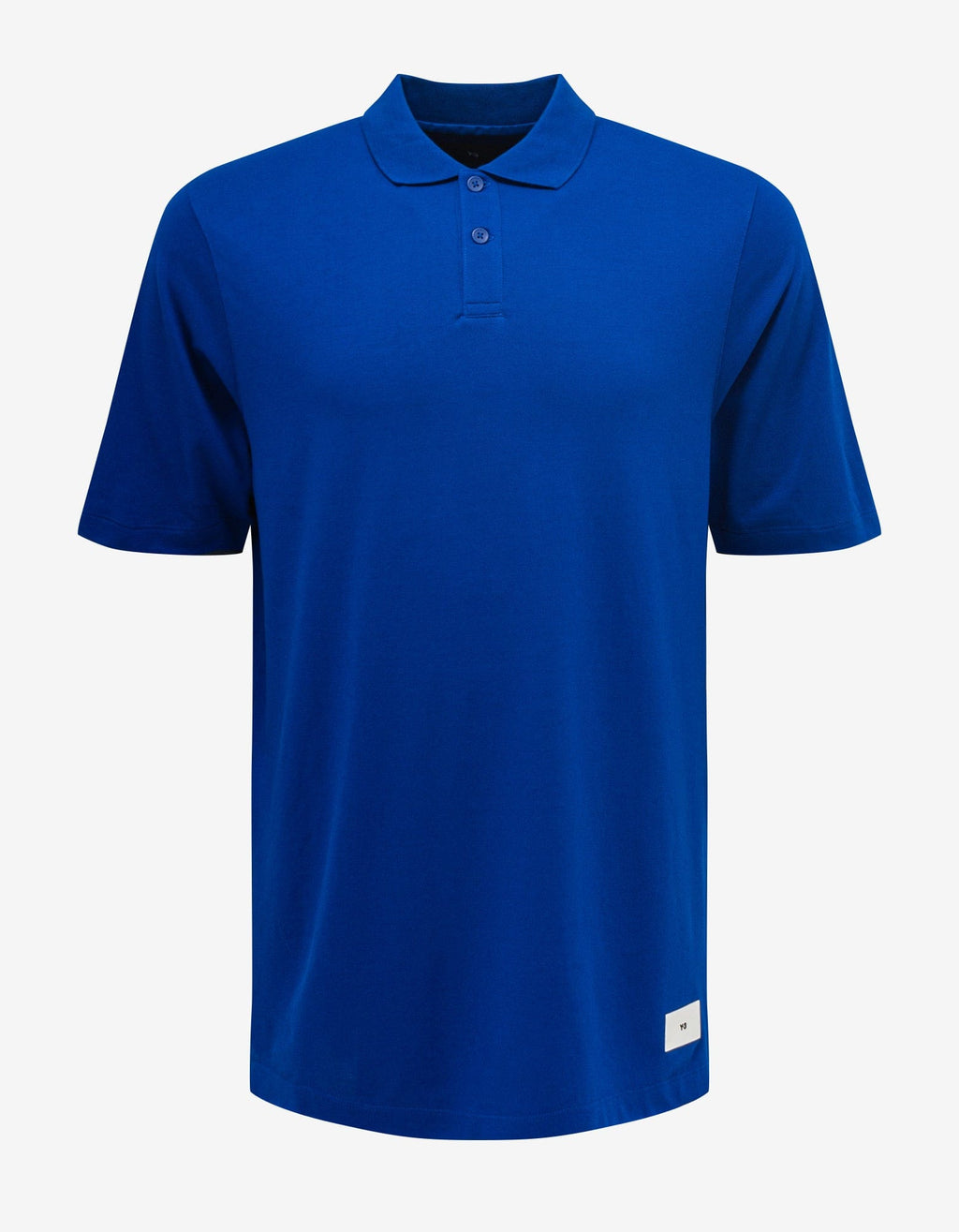 Y-3 Y-3 Blue Logo Patch Polo T-Shirt