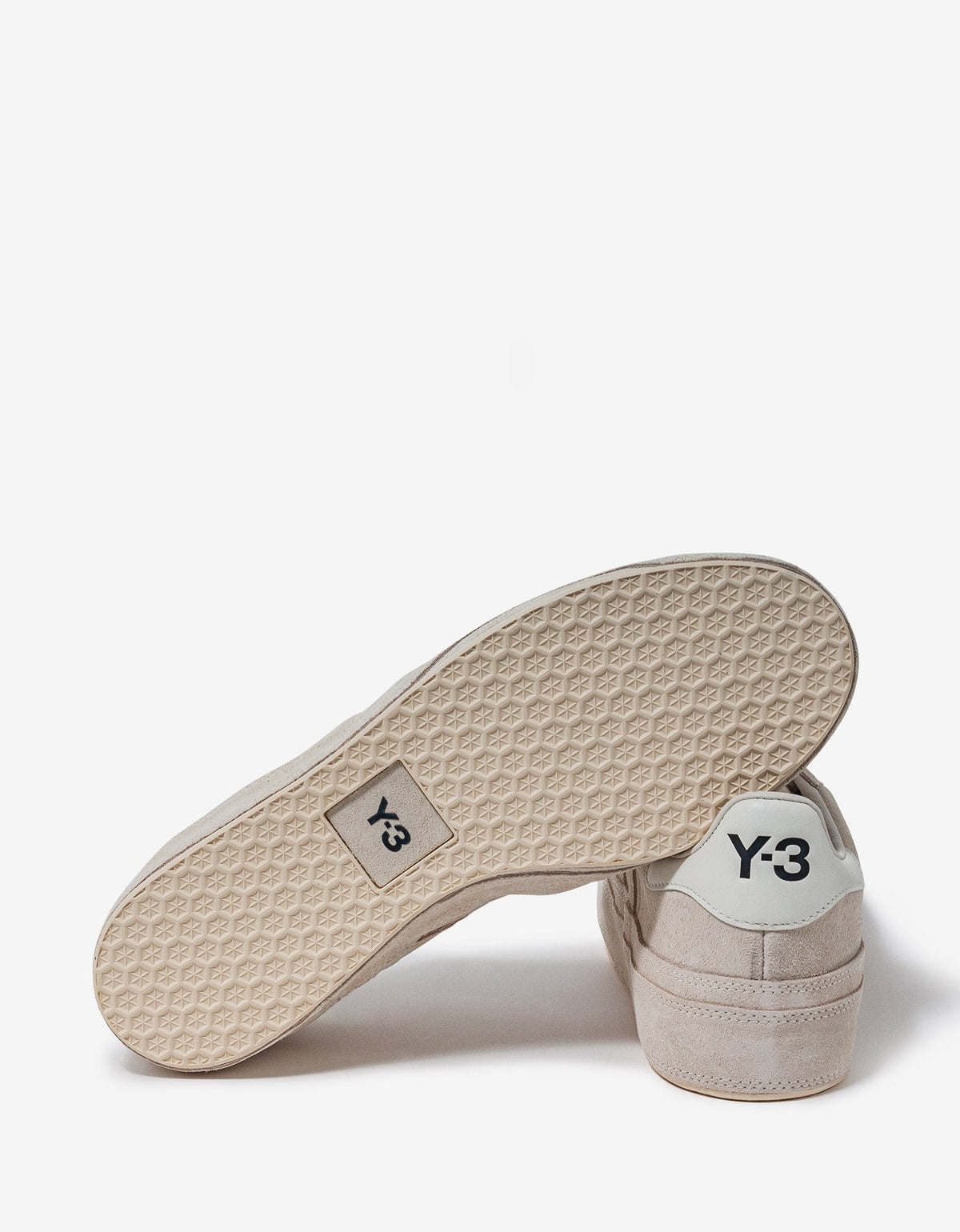 Y-3 Cream Gazelle Suede Leather Trainers