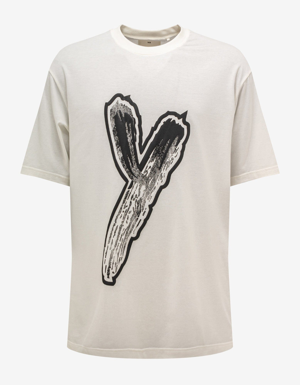 Y-3 Off White Logo Print Oversized T-Shirt