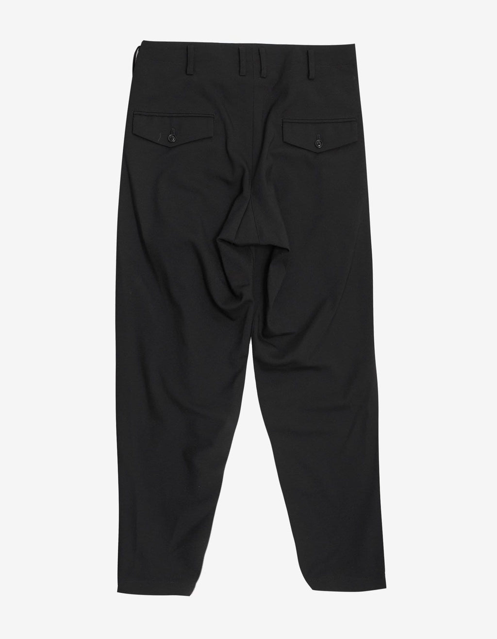 Yohji Yamamoto Black Zip Pocket Trousers